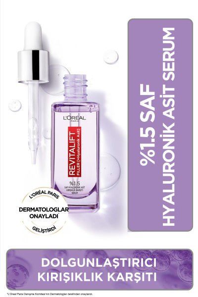 L'Oréal Paris Revitalift Filler %1.5 Saf Hyaluronik Asit Kırışıklık Karşıtı Serum- 30 ML
