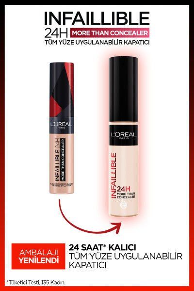 L'Oréal Paris Infaillible 24H Tüm Yüze Uygulanabilir Kapatıcı - 322 Ivory