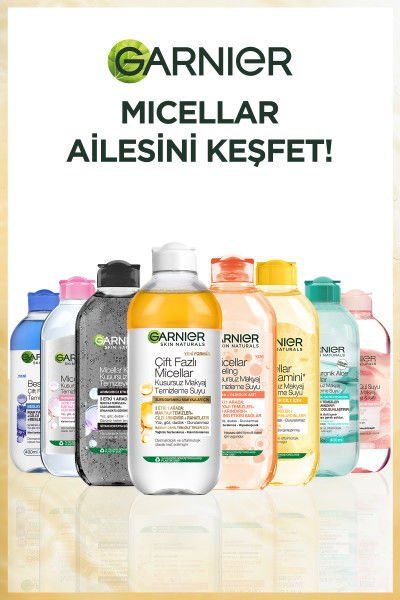 Garnier Çift Fazlı Micellar Kusursuz Makyaj Temizleme Suyu 400 ML