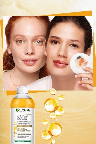 Garnier Çift Fazlı Micellar Kusursuz Makyaj Temizleme Suyu 400 ML