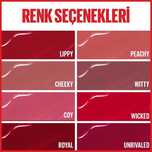 Maybelline New York Vinyl Ink Ruj Peachy No: 15