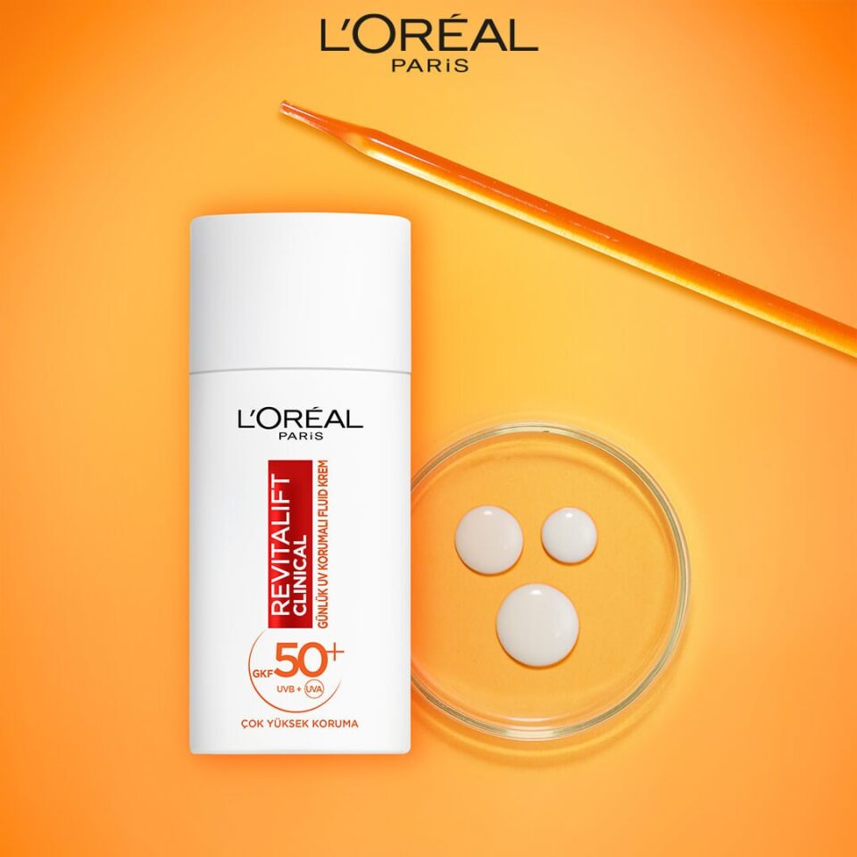 Revitalift Clinical SPF 50+ Günlük Yüksek UV Korumalı Yüz Güneş Kremi