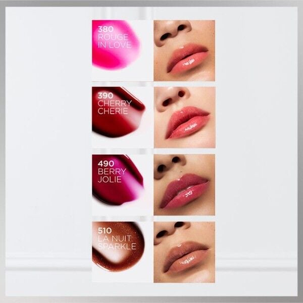 L'Oréal Paris Plump Ambition Hyaluron Lip Oil Besleyici ve Nemlendirici Dudak Parlatıcısı - 390 Cherry Cherie