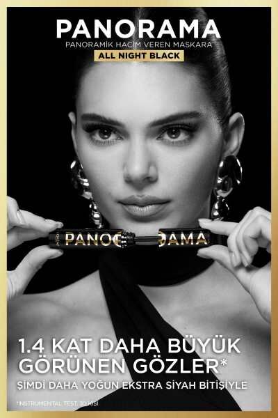 L'Oréal Paris Panorama Hacim Veren Maskara All Night Black - Siyah