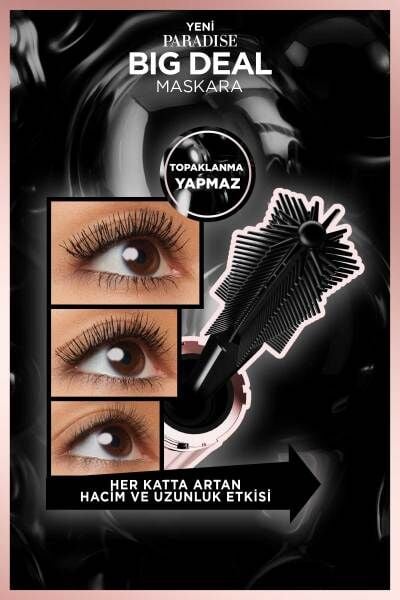 L'Oréal Paris Paradise Büyük Fırsat Maskara - Siyah