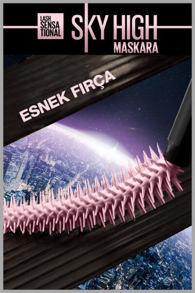 Maybelline New York Kirpik Sansasyonel Gökyüzü Yüksek Suya Dayanıklı Su Geçirmez Maskara