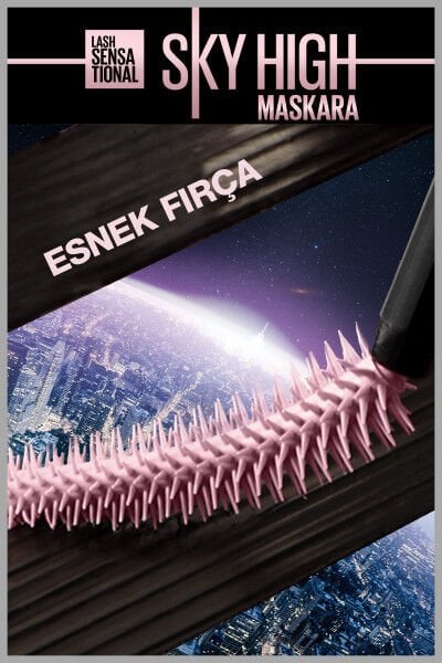 Maybelline New York Kirpik Sansasyonel Gökyüzü Yüksek Bordo Puslu Maskara