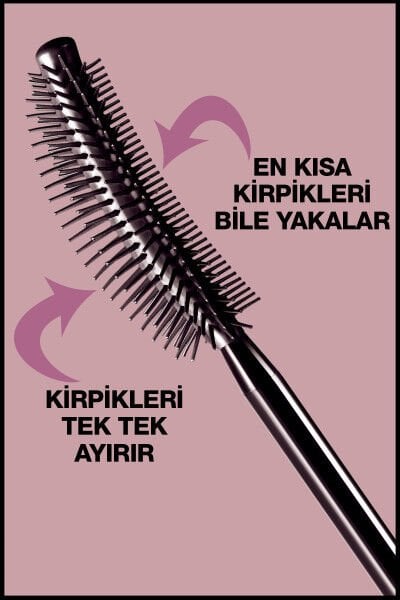 Maybelline New York Kirpik Sansasyonel Yelpaze Etkili Yoğun Siyah Maskara - Ekstra Siyah